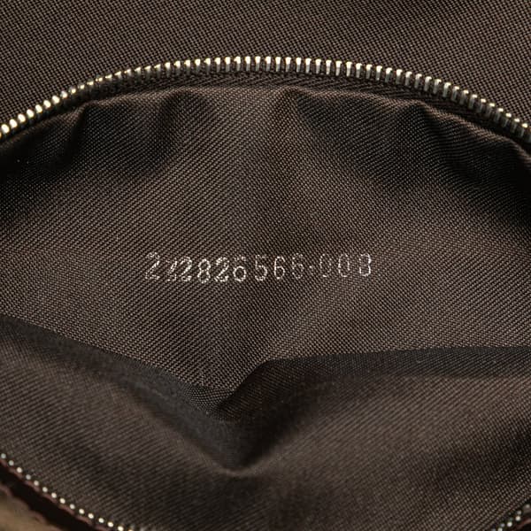Pre-owned Fendi Zucca Canvas Shoulder Bag Brown