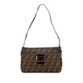 Pikkukuva 1 / 10: Pre-owned Fendi Zucca Canvas Shoulder Bag Brown