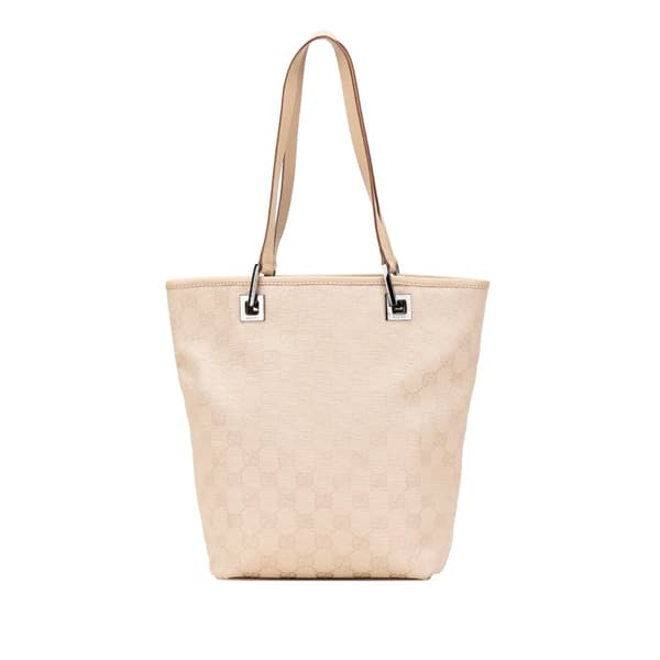 Pre-owned Gucci GG Canvas Shoulder Bag Brown