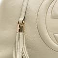 Pikkukuva 8 / 10: Pre-owned Gucci Medium Leather Soho Chain Tote White