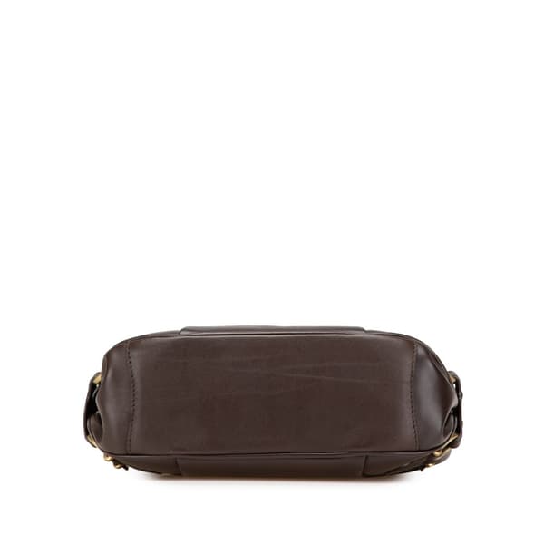 Pre-owned Burberry Leather Hobo Brown