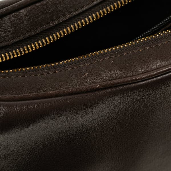 Pre-owned Burberry Leather Hobo Brown