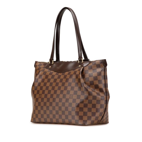 Pre-owned Louis Vuitton Damier Ebene Westminster GM Brown