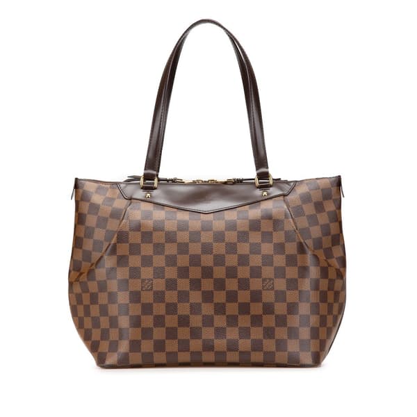Pre-owned Louis Vuitton Damier Ebene Westminster GM Brown
