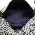 Miniatyrbild 4 av 10: Pre-owned Fendi Zucchino Canvas Mamma Forever Gray