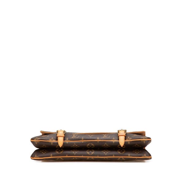 Pre-owned Louis Vuitton Monogram Marelle Shoulder Bag Brown