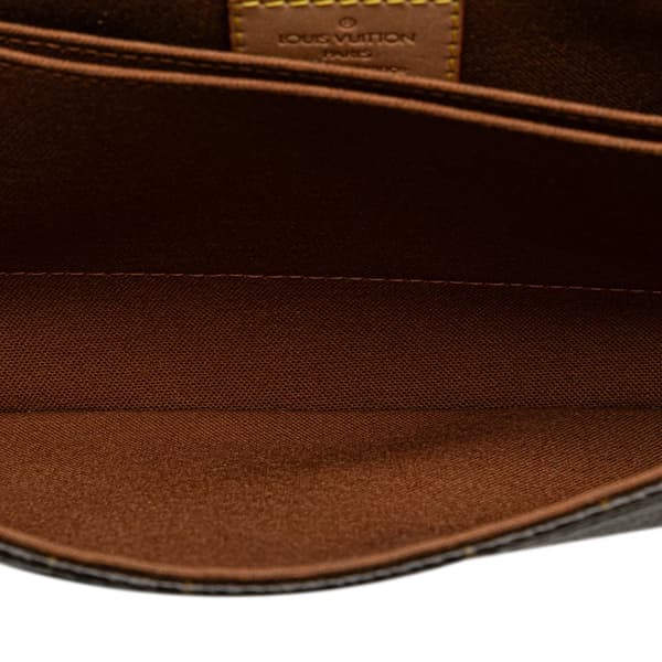 Pre-owned Louis Vuitton Monogram Marelle Shoulder Bag Brown