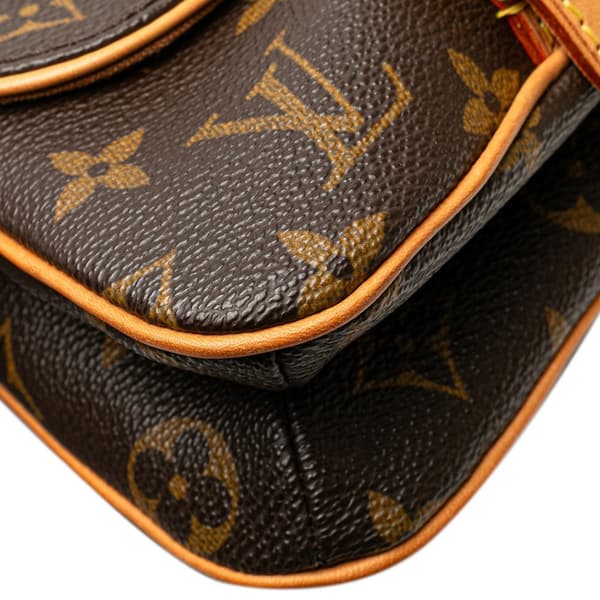 Pre-owned Louis Vuitton Monogram Marelle Shoulder Bag Brown
