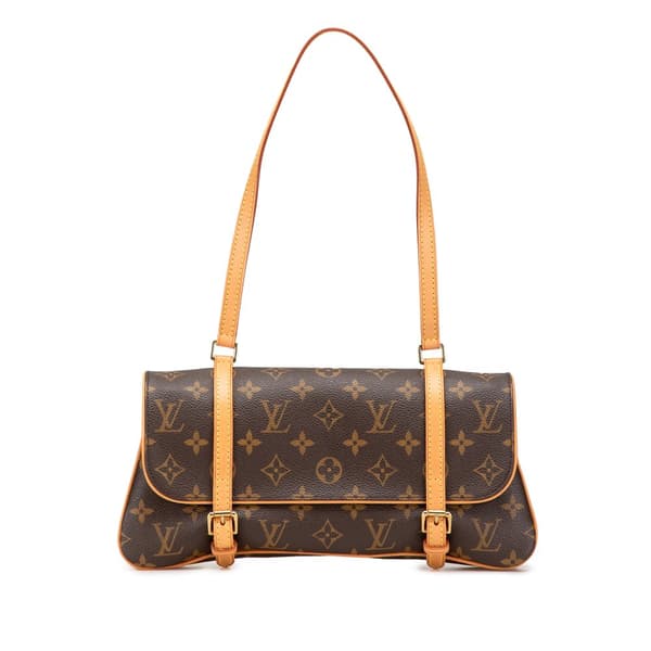 Pre-owned Louis Vuitton Monogram Marelle Shoulder Bag Brown