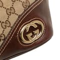 Miniatyrbilde 9 av 10: Pre-owned Gucci GG Canvas New Britt Shoulder Bag Brown