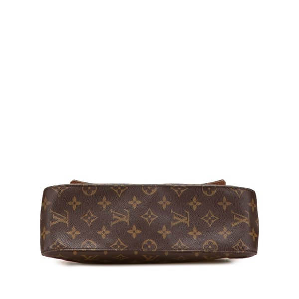 Pre-owned Louis Vuitton Monogram Mini Looping Brown