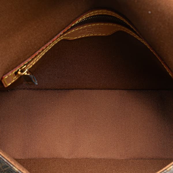Pre-owned Louis Vuitton Monogram Mini Looping Brown