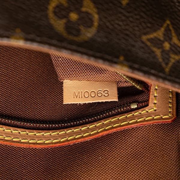 Pre-owned Louis Vuitton Monogram Mini Looping Brown