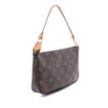 Miniatyrbilde 2 av 10: Pre-owned Louis Vuitton Monogram Pochette Accessoires Brown
