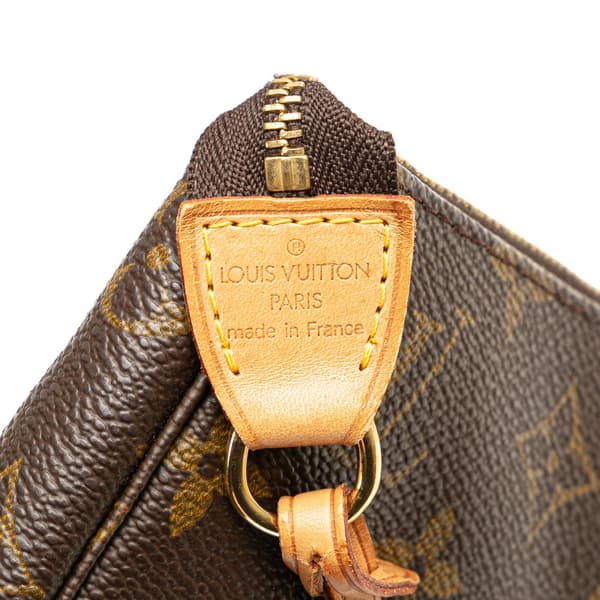 Pre-owned Louis Vuitton Monogram Pochette Accessoires Brown