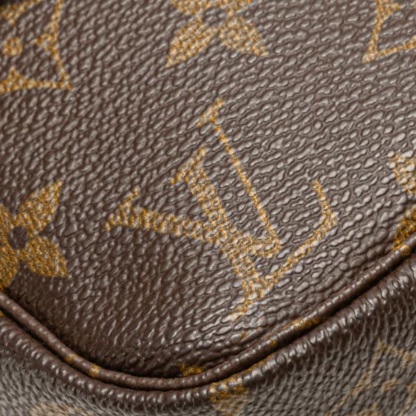 Pre-owned Louis Vuitton Monogram Pochette Accessoires Brown