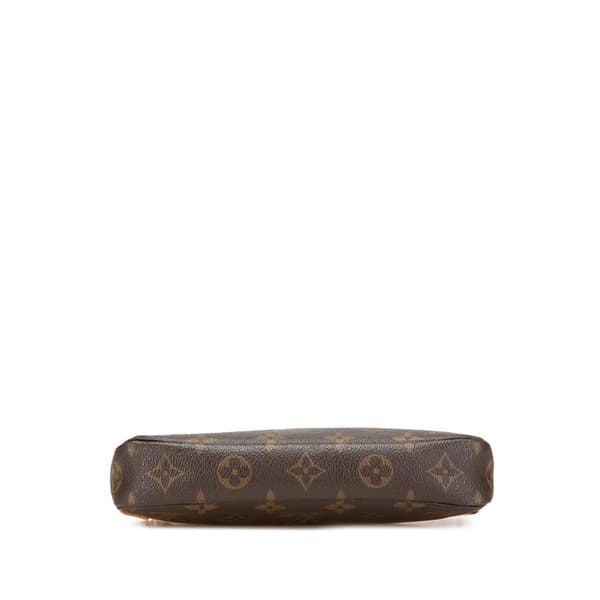 Pre-owned Louis Vuitton Monogram Pochette Accessoires Brown