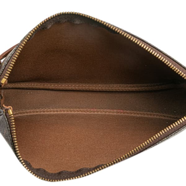 Pre-owned Louis Vuitton Monogram Pochette Accessoires Brown