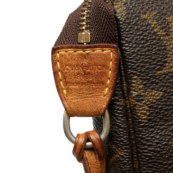 Pre-owned Louis Vuitton Monogram Pochette Accessoires Brown