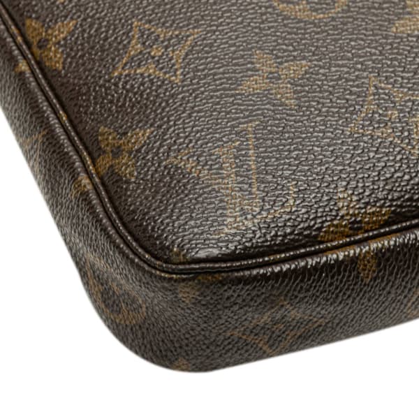 Pre-owned Louis Vuitton Monogram Pochette Accessoires Brown
