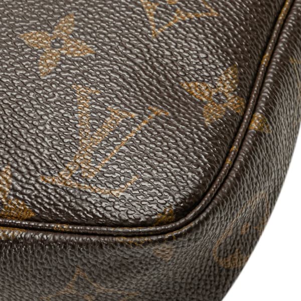 Pre-owned Louis Vuitton Monogram Pochette Accessoires Brown