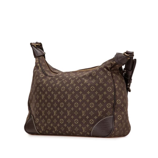 Pre-owned Louis Vuitton Monogram Mini Lin Boulogne Brown