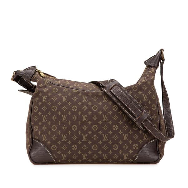 Pre-owned Louis Vuitton Monogram Mini Lin Boulogne Brown