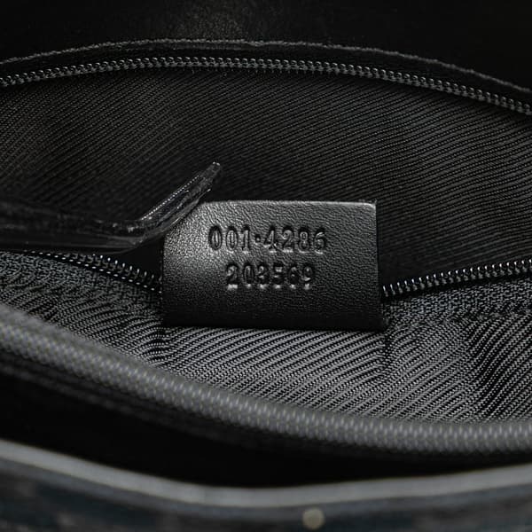 Pre-owned Gucci GG Canvas Shoulder Bag Blue