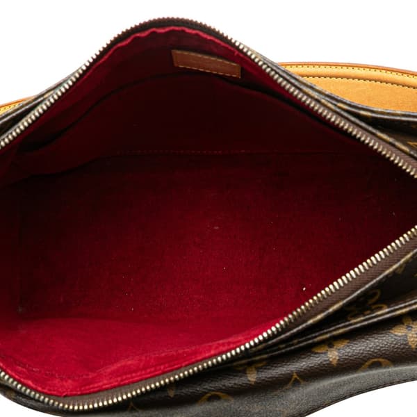 Pre-owned Louis Vuitton Monogram Viva Cite GM Brown