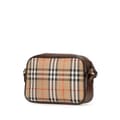 Miniatyrbilde 2 av 10: Pre-owned Burberry Haymarket Check Canvas Shoulder Bag Brown