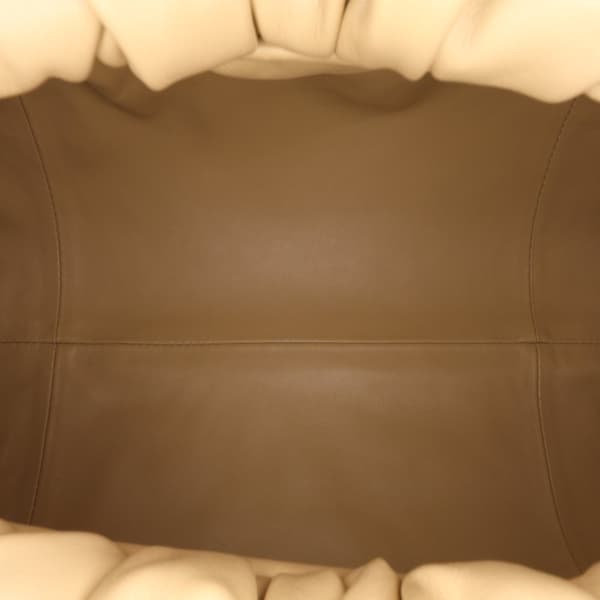 Pre-owned Bottega Veneta Lambskin The Shoulder Pouch Brown