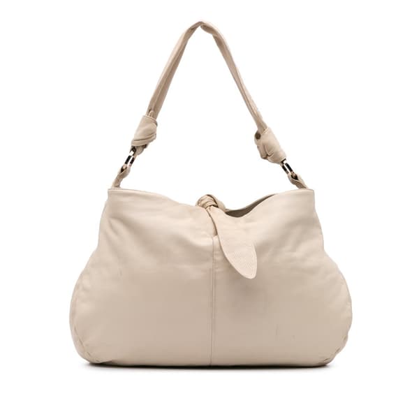 Pre-owned LOEWE Leather Shoulder Bag Brown