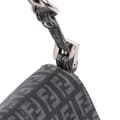 Pikkukuva 10 / 10: Pre-owned Fendi Mini Zucchino Spalmati Chain Mamma Forever Gray