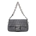 Pikkukuva 1 / 10: Pre-owned Fendi Mini Zucchino Spalmati Chain Mamma Forever Gray