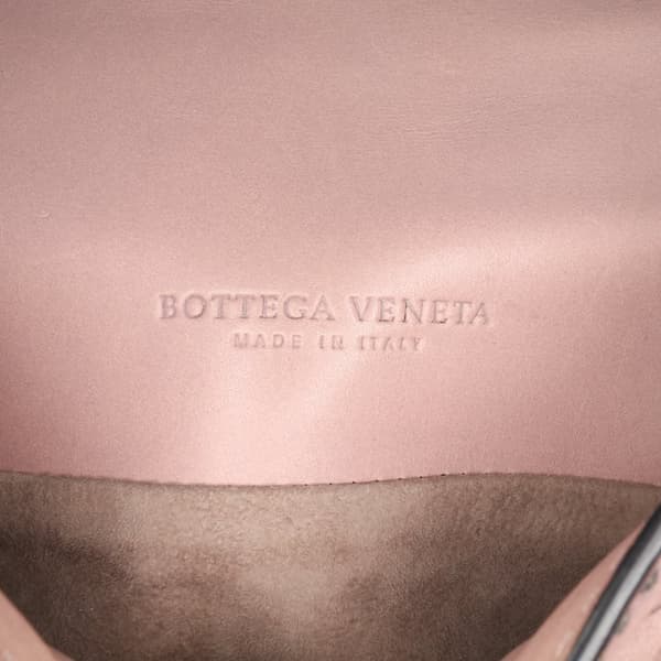 Pre-owned Bottega Veneta Nappa Intrecciato Mirror Lens Shoulder Bag Pink