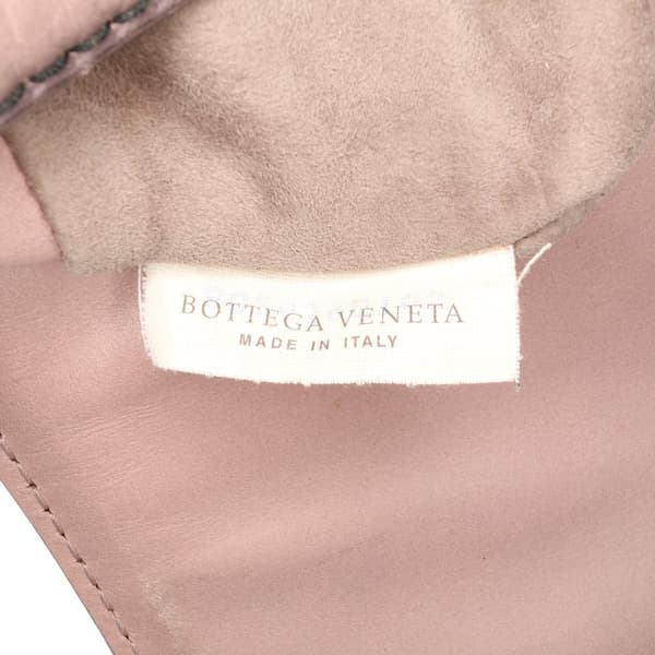 Pre-owned Bottega Veneta Nappa Intrecciato Mirror Lens Shoulder Bag Pink