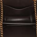 Miniatyrbillede 4 af 10: Pre-owned Fendi Calfskin Vitello King Nubuck Pequin Karligraphy Pocket Shoulder Bag Brown