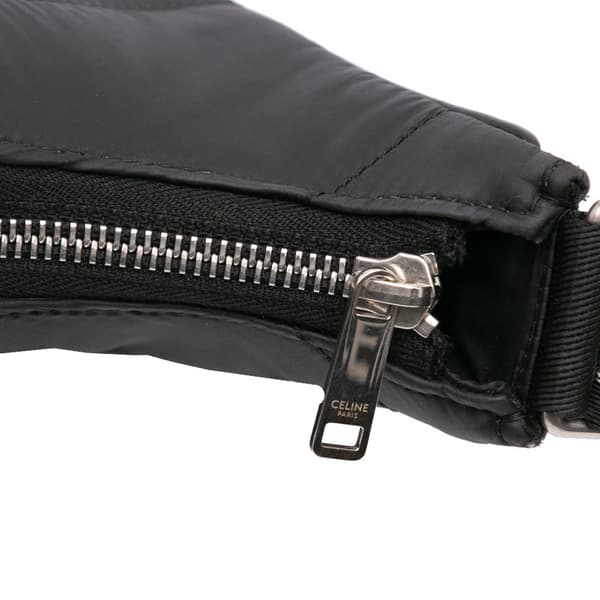 Pre-owned Celine Nylon Ava Shoulder Bag Black