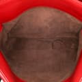 Miniatyrbillede 4 af 9: Pre-owned Bottega Veneta Small Nappa Intrecciato Olimpia Shoulder Bag Red