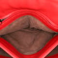 Miniatyrbillede 5 af 9: Pre-owned Bottega Veneta Small Nappa Intrecciato Olimpia Shoulder Bag Red