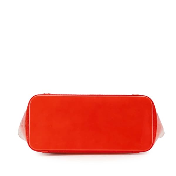 Pre-owned Louis Vuitton Monogram Vernis Avalon GM Red