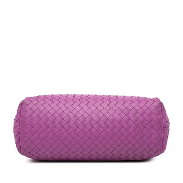 Pre-owned Bottega Veneta Medium Nappa Intrecciato Olimpia Shoulder Bag Purple
