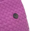 Pikkukuva 10 / 10: Pre-owned Bottega Veneta Medium Nappa Intrecciato Olimpia Shoulder Bag Purple