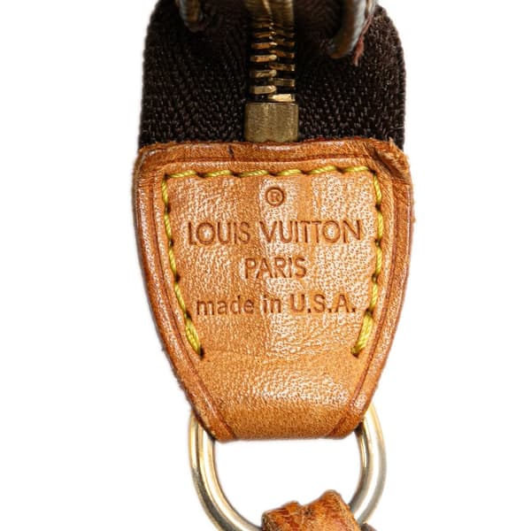 Pre-owned Louis Vuitton Monogram Pochette Accessoires Brown