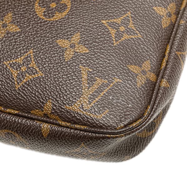 Pre-owned Louis Vuitton Monogram Pochette Accessoires Brown