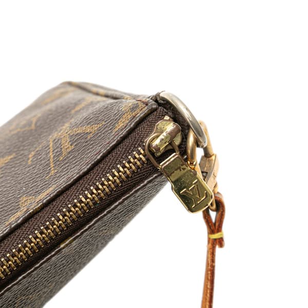 Pre-owned Louis Vuitton Monogram Pochette Accessoires Brown