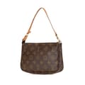 Miniatyrbilde 2 av 10: Pre-owned Louis Vuitton Monogram Pochette Accessoires Brown