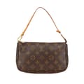 Miniatyrbilde 1 av 10: Pre-owned Louis Vuitton Monogram Pochette Accessoires Brown