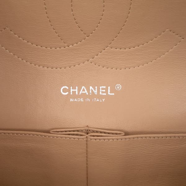 Pre-owned Chanel Jumbo Classic Caviar Double Flap Brown