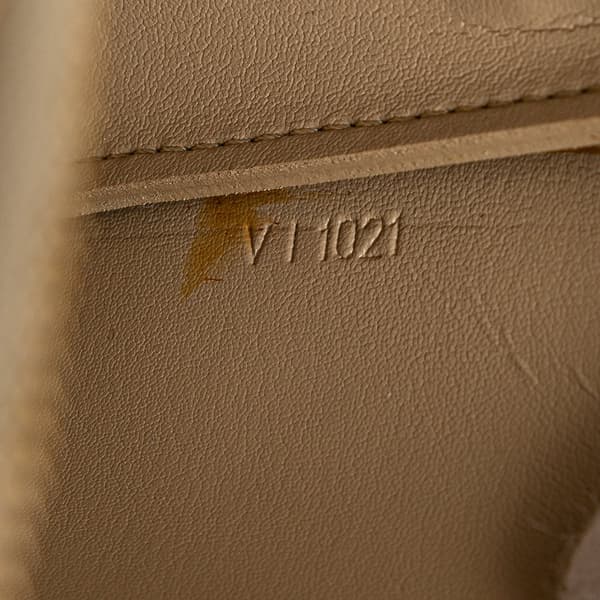 Pre-owned Louis Vuitton Monogram Vernis Pochette Lexington Yellow
